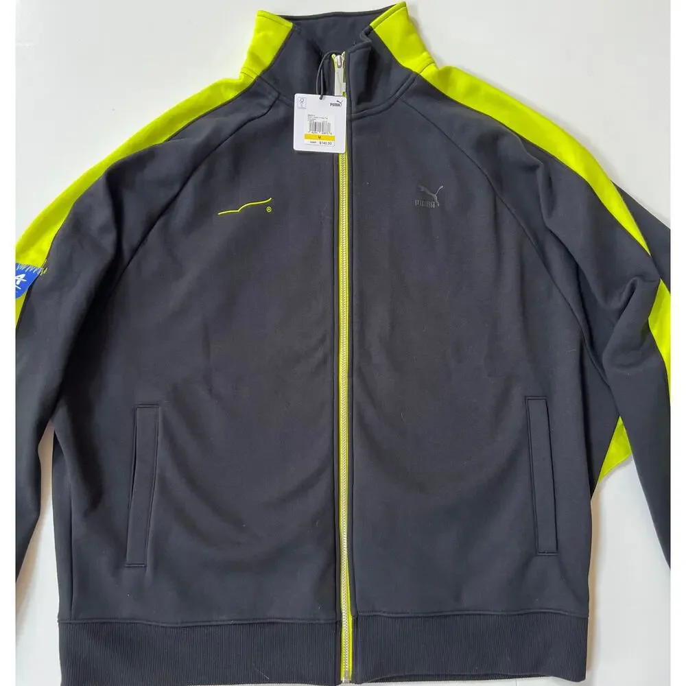 Puma x Ader T7 Men's Track Jacket Pant 95533 01Black/Neon Size M NWT
